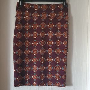 LULAROE Women's Beautiful Skirt, Size Medium